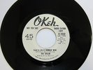 TED TAYLOR: (Love Is Like A) Ramblin' Rose / I'm So Satisfied- Okeh Soul Promo