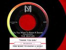 BEATLES DO YOU WANT TO KNOW A SECRET VEE JAY TITLE ON ONE LINE RARE .  POP 45
