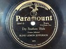 Blind Lemon Jefferson 78 record. Booster Blues, Paramount 12347