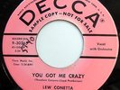 LEW CONETTA 45 You Got Me Crazy / Who's To Blame PROMO Northern Soul R&B w1802