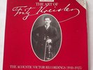 The Art of Fritz Kreisler 5 LP Vinyl NM The Acoustic Victor Recordings 1910-1925