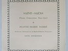 HMV ALP 1593 *JEANNE-MARIE DARRE* SAINT-SAENS PIANO CONCERTO NO. 1 & 3