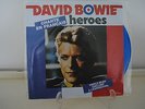 DAVID BOWIE HEROES BLUE VINYL SINGLE LIMITED EDITION