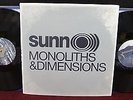 SUNN O))) Monoliths & Dimensions 2 x LP 180 Gram Vinyl Excellent Shape