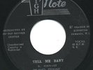 THATS LIFE / TELL ME BABY Delano Stewart (BOSS 1968 *Soulful Skinhead Reggae*) ?