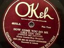 Hot Territory Bands OKeh 40192 Jack Linx/Johnny De Droit (Atlanta & New Orleans)