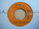PAUL ANKA - I CANT HELP LOVING YOU - RCA