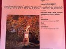 MICHELE AUCLAIR GENEVIEVE JOY SCHUBERT VIOLIN & PIANO ERATO LDE 3237 FRENCH LP
