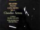 ARRAU / Brahms Piano Concerto No.1 / Columbia Turquoise Blue&Silver SAX 2387