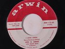 JAN & ARNIE: I Love Linda / The Beat That Can't Be Beat 45 Oldies