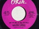 MAJOR LANCE   Ain't No Soul (In These Old Shoes   Okeh 45 northern soul EX