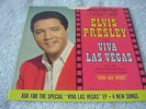 ELVIS PRESLEY-Viva Las Vegas-RARE PROMO/45 & PICTURE SLV/ORIG RCA WHITE LB/NICE