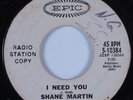 Northern Soul 45 SHANE MARTIN I Need You EPIC HEAR