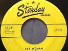 BILL MACK FAT WOMAN / KITTY KAT ORIGINAL ROCKABILLY 45 STARDAY LABEL