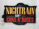 GUNS N' ROSES NIGHTRAIN SHAPED PIC PICTURE DISC NIGHT TRAIN