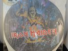 RARE 1983 Iron Maiden Piece of Mind Picture Disc Album w Live After Death Insert