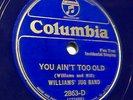 Blue Wax Columbia 2863-D Williams' Jug Band-Organ Grinder Blues