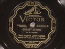 78 RPM  West Virginia Coon Hunters, Victor 20862, E- / V+  Country