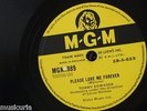 78rpm TOMMY EDWARDS please love me forever / it`s all in the game