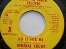 General Crook - Do It Till Then - Down To Earth US 45  DEEP FUNK - HEAR N Mint