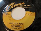 THE SPANIELS RARE DOO WOP ON THE CHANCE RECORD LBL CH-1141 BOUNCE/BABY IT'S YOU
