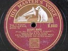 78rpm PAUL ROBESON sleepy river / song of freedom