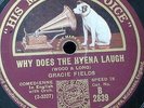 78rpm GRACIE FIELDS why does the hyena laugh / ramona