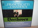 FRANCESCATTI & CASADESUS    BEETHOVEN SONATAS   RARE COLUMBIA STEREO 4LP BOX NM+