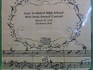 Lane Technical High School 101st Semi-Annual Concert 2xLP STILL SEALED 1978