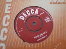 LEWIS PRUITT RICHES GOLD SOFTLY TENDERLEY DECCA 45-BM 31241 FOLK ROCK RARE VINYL