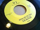 RARE BEATLES - VJ 581 PLEASE PLEASE ME/FROM ME TO YOU 45RPM WITH VEE JAY SLEEVE