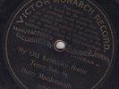 Harry Macdonough - VICTOR MONARCH 3060 - My Old Kentucky Home - LEASE LABEL
