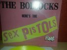 Sex Pistols Never Mind The Bollocks RARE Italian Yellow Vinyl Repro LP