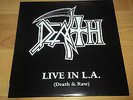 DEATH - Live In L.A. (Death & Raw) DO-LP / Black Vinyl / RARE oop CONTROL DENIED