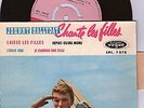 EP JOHNNY HALLYDAY CHANTE LES FILLES POCHETTE EX , DISQUE EX
