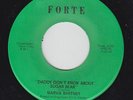 MARVA WHITNEY Daddy Don't Know About Sugar Bear 45 on Forte M- sister funk HEAR