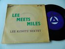 ESQUIRE EP 202 TRI- LEE KONITZ SEXTET -LEE MEETS MILES DAVIS RARE 50's JAZZ EP -