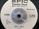 Tommy Prisco - Only Once / Stingaree - Epic DJ Promo 45