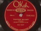 78 RPM  Harry's Happy Four, Okeh 8266, E  Jazz
