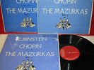RCA SB 6702/4/4 3LP STEREO UK CHOPIN THE MAZURKAS RUBINSTEIN EXC+ TO NM