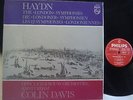 HAYDN THE 12 LONDON SYMPHONIES - COLIN DAVIS  NM/VG+ PHILIPS 6-LP BOX 6725010