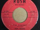DON CHRISTY   I'LL CHANGE   HEAR VERY RARE OBSCURE POPCORN RUSH 45 SONNY BONO 62