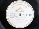 78rpm PADEREWSKI Piano - CHOPIN Polonaise - RARE SAMPLE RECORD 1911 