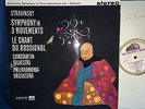 $ASD 401 *WHITE/GOLD* SILVESTRI* CONDUCTS *STRAVINSKY: SYMPHONY IN 3 MOVEMENTS*