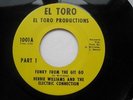 HERBIE WILLIAMS Detroit funk 45 Funky From The Git Go Part 1 & 2 - El Toro NM
