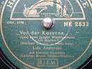 LALE ANDERSEN - Vor der Kaserne - Lili Marlen - H.M.V HE 2533 - 78 tours