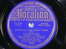 78 RPM -- Billie Holiday and Her Orchestra, Vocalion 3520, EE+  Jazz