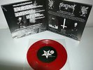 SATANIC WARMASTER / STUTTHOF EP RED Vinyl - Moonblood Darkthrone Behexen METAL