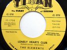 ELEMENTS 45 Lonely Hearts Club / Bad Man NEAR MINT Doo Wop ORIGINAL Titan cc1216