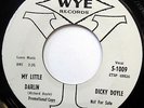 DICKY DOYLE 45 Dreamland Last Night / My Little Darling PROMO Doo Wop WYE cc1219